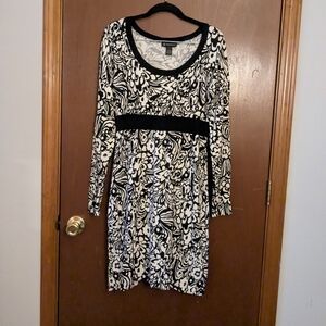 I.N.C. International Concepts Long Sleeve Sweater Dress, Sz L